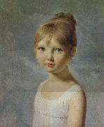 Baron Pierre Narcisse Guerin Portrait de petite fille oil painting on canvas